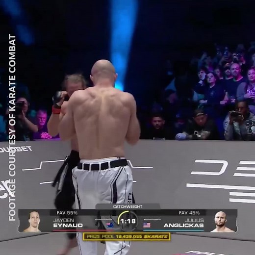 Karate Combat 53 Spinning Knockout by Jayden Eynaud