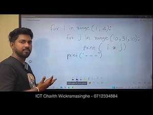 Python Speed Revision Day 4 - nested loops and built in functions