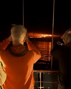 Off the coast of Isabela, #NatGeoIslander guests witnessed Wolf Volcano actively erupting. | Lindblad Expeditions