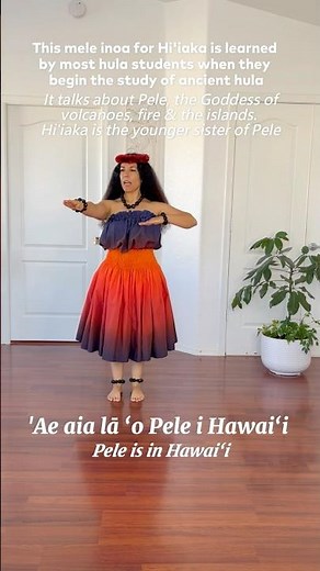 Kahiko Hula Pele, the Hawaiian Volcano Goddess