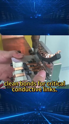 Precision Welding for EV Motor Reliability #machine #factory #weldingmachine #copper #motor