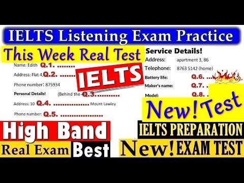IELTS LISTENING PRACTICE TEST 2026 WITH ANSWERS | 02.06.2026