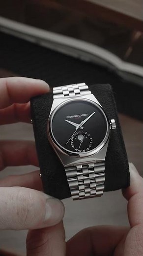 ON SALE NOW: Frederique Constant x Time+Tide Highlife Moonphase Date Manufacture Onyx Moon #watches