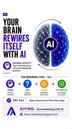 YOUR BRAIN REWIRES ITSELF WITH AI