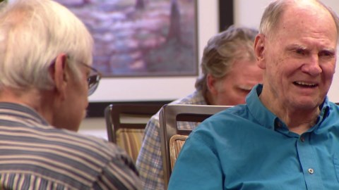 When a deaf resident moved in, the staff and residents at a memory care community stepped up to learn ASL