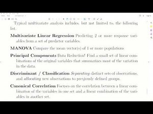 amv1 - Intro to Applied Multivariate Analyses