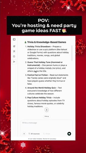 Zoom AI Companion 3.0 - Holiday Game Suggestions
