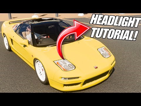 Honda NSX NA2 Headlight Realistic Design Tutorial | Easy Tutorial | Car Parking Multiplayer 2