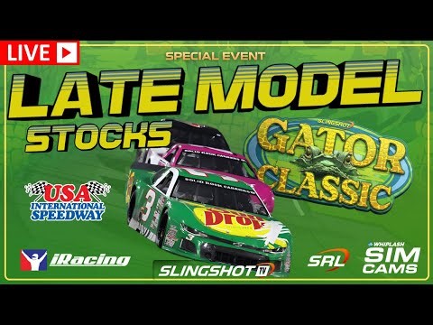 iRacing Late Model Stock Live | The Gator Classic — Short Track Chaos at USA International