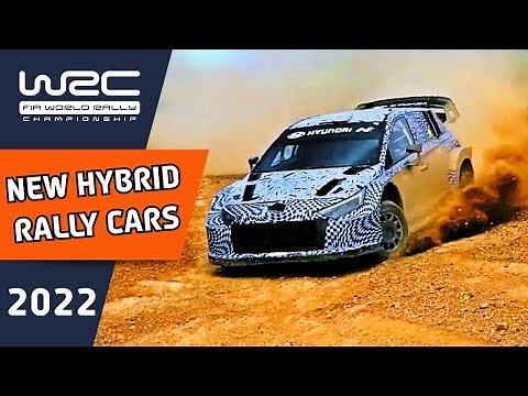 The World Rally Championship in 2022 using Hybrid Engines and Sustainable Fuel.