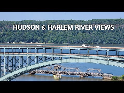🔴LIVE NYC CAM🚆Amtrak + Hudson & Harlem River Views + ASMR Ambient Sounds