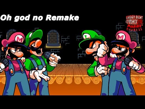 FNF OH GOD NO REMAKE DUET [MARIO MADNESS V2] Duet
