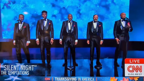 The Temptations' Magical Live Performance of Silent Night