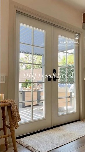 DIY French doors under $300! #homedecor #diy #home #makeover #kitchen