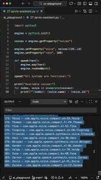 Your Own Jarvis - Python for Beginners
