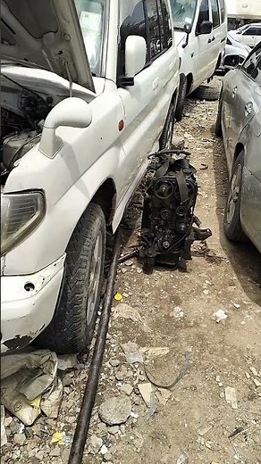 🔧 Mitsubishi Pajero iO 1999 Engine Swap! 2| Full Engine Change Process in Real Time 🚗🔥