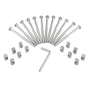 [Hot Item] Barrel Bolt and Nut Kit External Hex Bolt and Nut