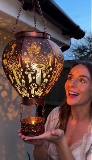 Solar Outdoor Lantern Lights for Garden & Patio Decor