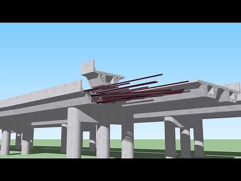 Concrete Box Girder Bridge Model 2 Animation 3