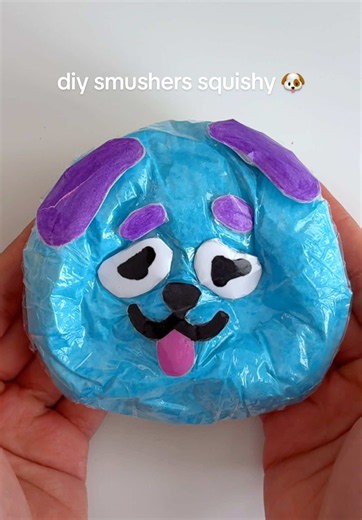 How to make the viral smushers squishy 🐶 #howto #squishy #satisfying #crafts #fypシ