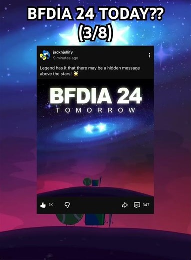 BFDIA 24 Release Date - TODAY! (3/8)