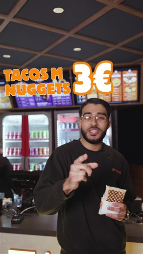 Tacos M Nuggets à 3€ : Offre Spéciale à Tours