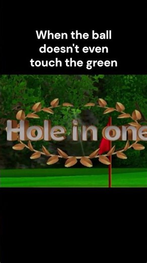 The best Hole in One I've ever seen in Wii Sports Resort Golf #WiiSportsResort #Shorts