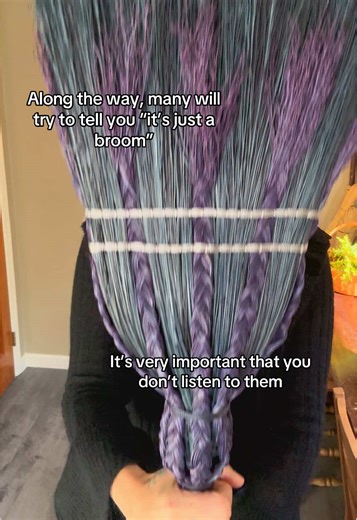 It’s never been just a broom to me, and it turns out I’m not alone in that sentiment 🖤✨🧹 #witchtok #witchtips #broom #handmadecraft #witchyvibes sweep ritualcleansing broom challenge ritualsweeping handcrafted witchbroom broomstick