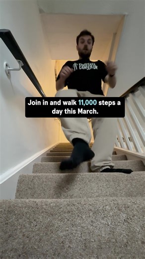 11,000 steps a day to support prostate cancer research. Sign up now.