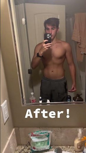 Before and after running transformation! #fitness #runnerlife #bodytransformation #gym #running