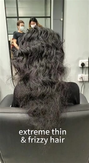 Permanent Wave for Thin & Frizzy Hair | Hairstyle Transformation