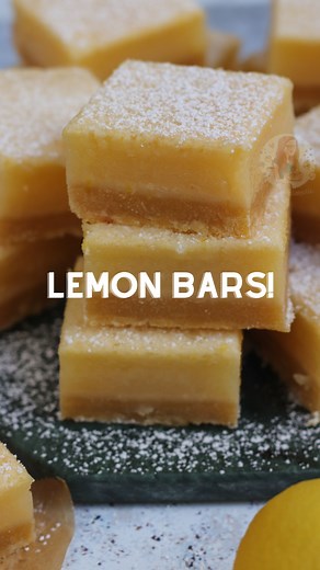 Lemon Bars 🍋💛 Easy five ingredient lemon bars - soft delicious buttery shortbread, smooth sharp lemon curd topping! Day FIVE of my TEN DAYS OF TRAYBAKES are these zingy favourites… lemon bars! Recipe below 👇🏼 🍋 Recipe 🍋 Shortbread Base ▪️200g unsalted butter ▪️100g caster sugar ▪️300g plain flour Lemon Curd Topping ▪️375g caster sugar ▪️50g plain flour ▪️6 medium eggs ▪️225ml lemon juice ▪️Zest of 5 lemons Extra ▪️1-2 tbsp icing sugar Come back tomorrow for day SIX of my Ten Days of Trayba