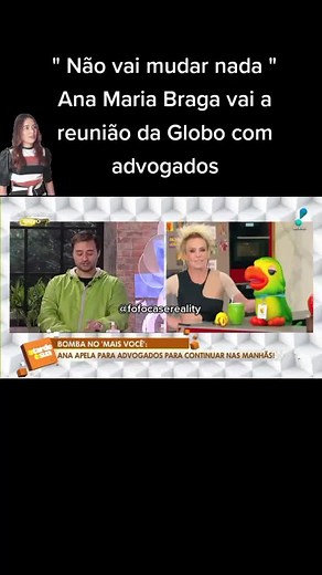 Ana Maria Braga e as cláusulas contratuais da Globo