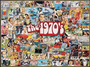 1000 Piece Jigsaw Puzzle for Adults - The 1970's
