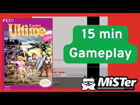 Ultima: Exodus - NES - 15 Minutes of Classic Gameplay | MiSTer FPGA Retro
