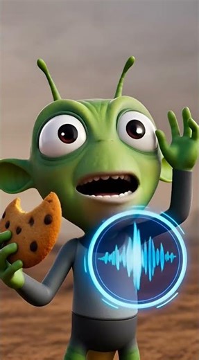 The Alien’s Favorite Snack! 🍪 Peace Begins With Sharing | AxoVerse Studio