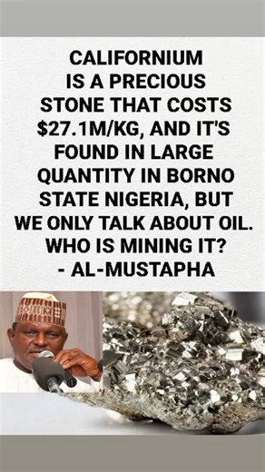 Californium Stone: Price, Mining, and Uses in Nigeria
