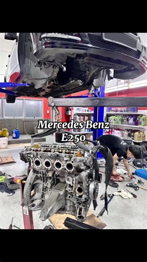 🏎️ Mercedes-Benz E250 Engine Overhaul & Restoration 🛠️ This sleek powerhouse underwent a comprehensive engine repair and maintenance, ensuring it’s back on the road stronger than ever. Here’s what we did: ✔️ Complete engine overhaul with precision and original parts ✔️ Replacement of critical components: piston rings, timing chain, cam gears, and more ✔️ Cooling system upgrade: thermostat, water pump, and radiator coolant flush ✔️ New spark plugs for better ignition performance ✔️ Crankshaft r