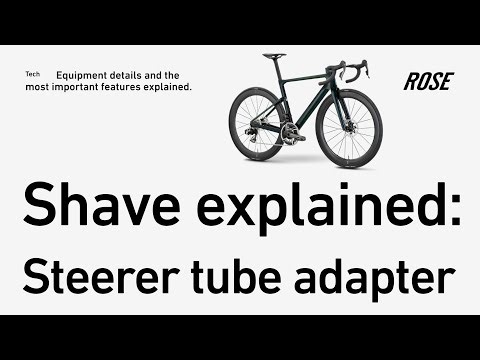 Shave explained: Steerer tube adapter