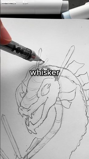 How to Draw a SUSHI Dragon! 🍣🐉 #arttutorial