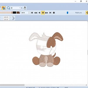 Puppy Embroidery Design, Animal Embroidery Design, Machine Embroidery Design, 4 Sizes, Instant Download - Etsy