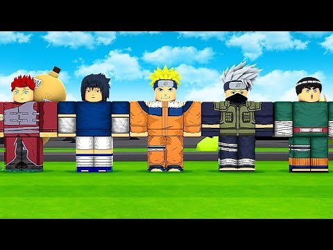 Como TRANSFORMARSE en TODOS LOS PERSONAJES de NARUTO en ROBLOX | ANIME BATTLE ARENA