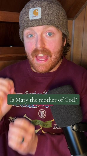 As a Protestant myself I don’t think this needs to be a point of contention The logic is this, if Jesus is God, and Mary is Jesus’s mother, Mary is the mother of God, Now, this doesn’t mean that she pre-exists God in any way, and doesn’t mean we are to be devoted to her, but any denial of Mary being the “theotokos” separates the natures of Christs divinity and humanity #faith #theology #Mary #christianity