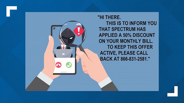 Spectrum call about a 50% off discount is a 'Known Scam'