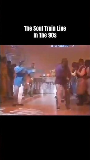 The iconic Soul Train Line in the 90s