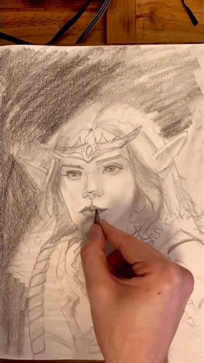 Yanna the elf soldier - from World of Mado #speeddrawing #originacharacter #sketch #drawing