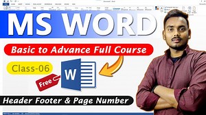 4.5K views · 67 reactions |  MS WORD HEADER FOOTER & PAGE NUMBER FULL TUTORIAL IN HINDI  | MS Word Full Course Hindi | Step by Step Guide  .. #reels #msword #tutorial #hindi #word #header #footer #hindi #FullCourse Aniket Kumar | Aniket Kumar | Facebook