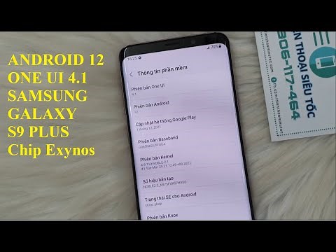 NÂNG CẤP ANDROID 12 ONE UI 4.1 SAMSUNG GALAXY S9 Plus - Chip Exynos