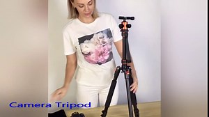 DSLR Tripod for Camera,Camera Tripod Monopod Mount,Video Tripod Stand,360 Heavy Duty Tripod for Canon Camcorder Telescope,Binocular,DSLR Camera Vlog Photography,Lightweight,Flexible,67"