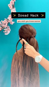 Who else knows the struggle of Dreads sticking out like antennas? 🙋‍♀️ Watch this quick fix that’ll have them laying smooth in seconds 👀 How to: - use a sturdy small elastic - secure around the top of the double ended dread Tadaaa…no more Dreads sticking out. 👉Let me know in the comments if you ever tried this easy Dread-hack. . . . #loctips #dreadhack #hairhack #hairstylist #dreadlockstylist #tutorial | SaltyDreads